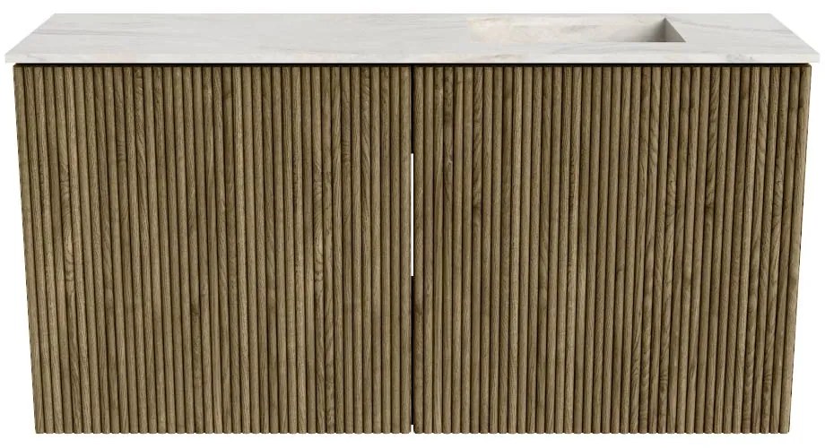 Mondiaz Joya DLux 80cm toiletmeubel dusk met wastafel faye rechts zonder kraangat ostra