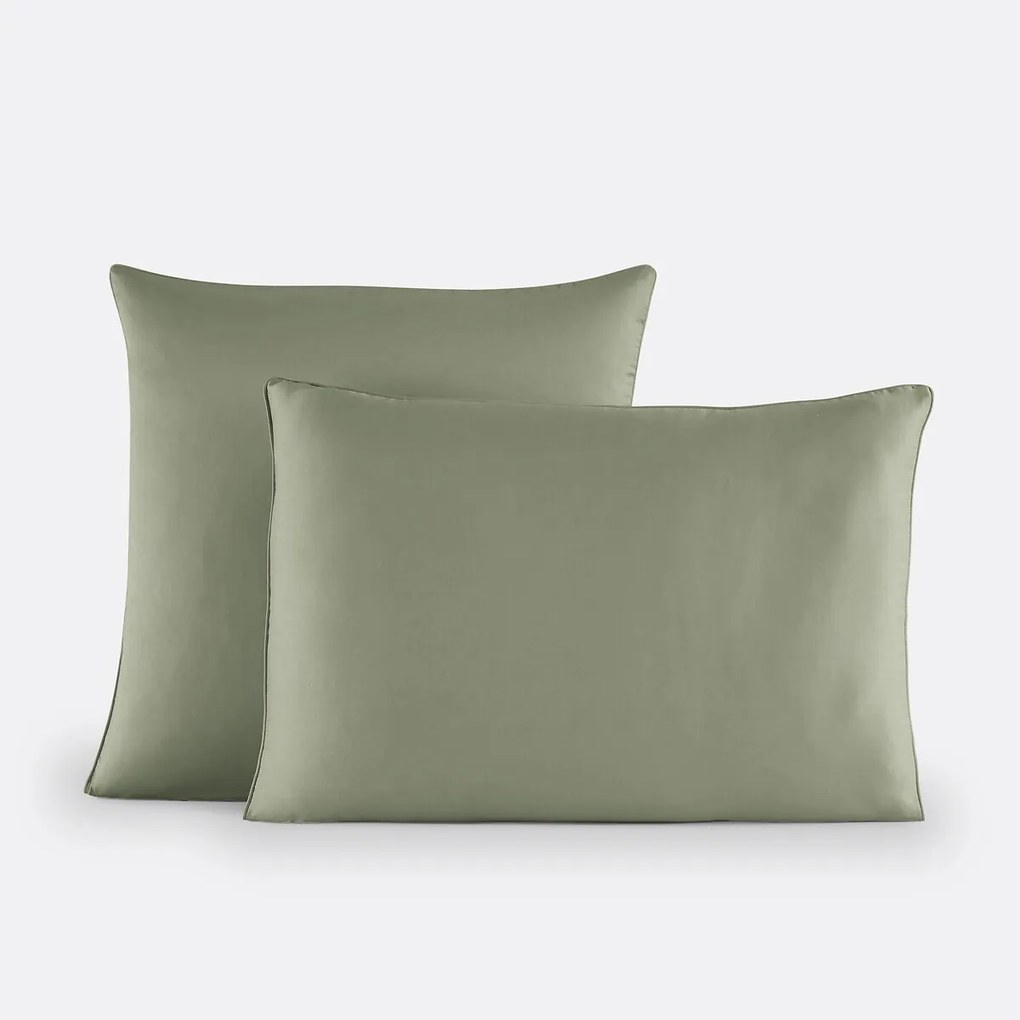 Kussensloop in katoensatijn, 153 draden, Opale