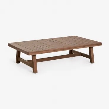 Rectangulaire Salontafel 130x75 Cm Van Acaciahout Dubai Donker Acaciabruin - Sklum
