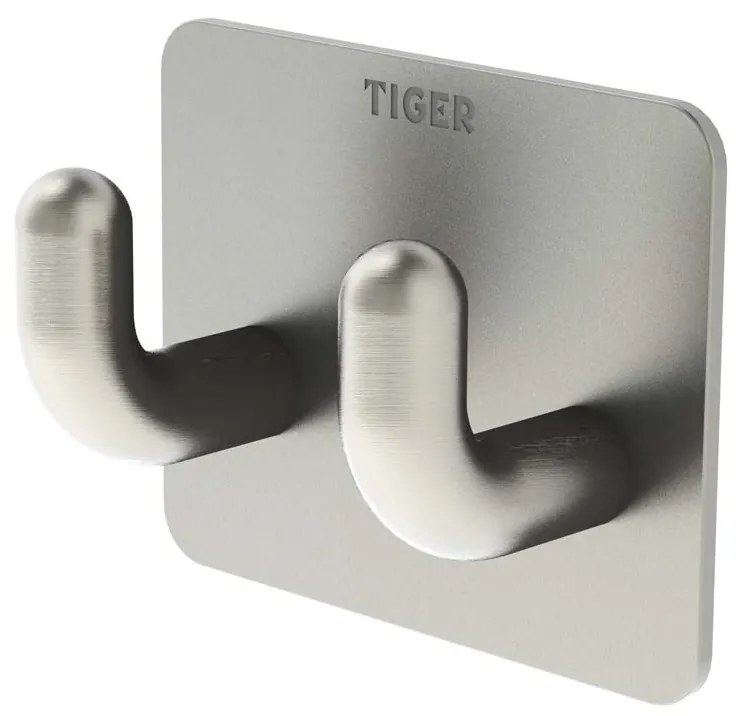 Tiger Haak Pinky double rvs geborsteld