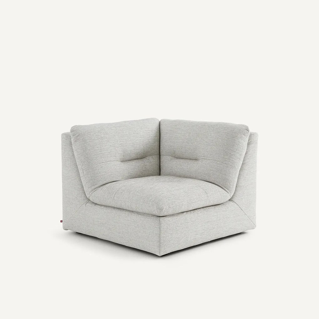 Modulaire 90° hoek in gerecycled katoen, GIULIANO