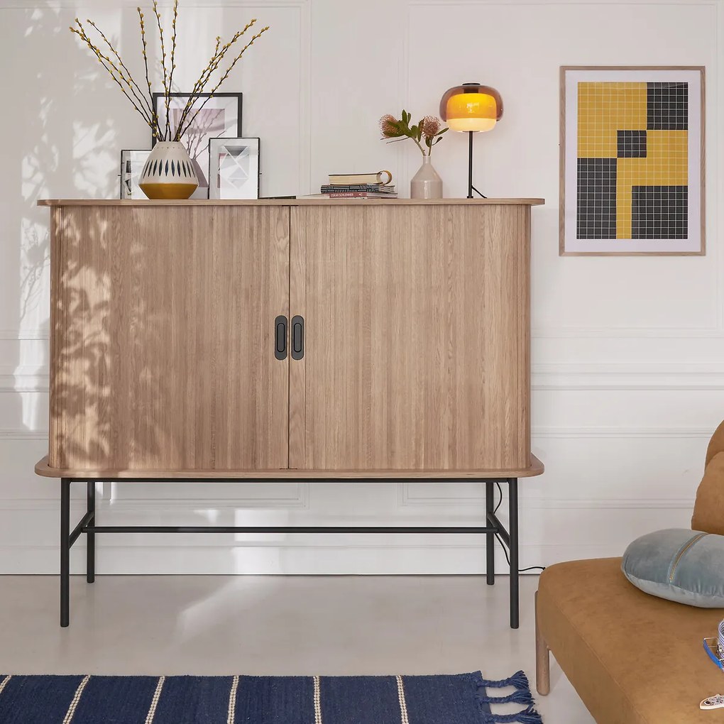 Tafellamp van gekleurd glas, KINOKO