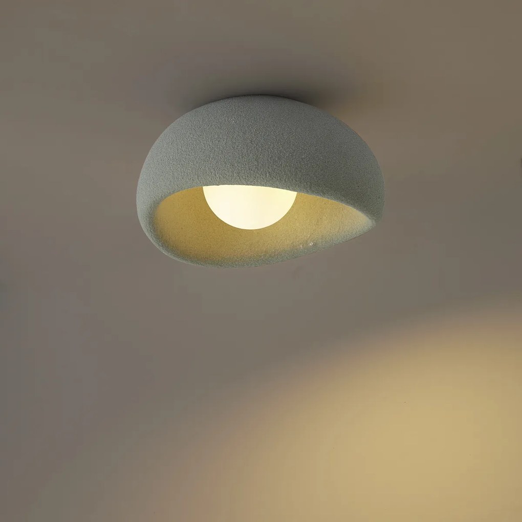 Japandi plafondlamp licht groen - Wabi