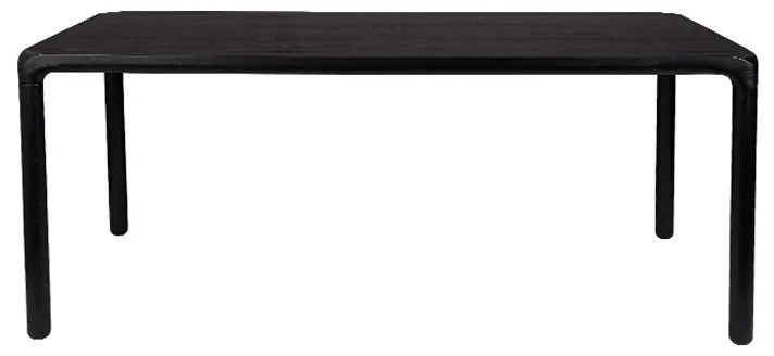 Zuiver Storm Zwarte Eetkamertafel Van Hout 180x90 - 180 X 90cm.