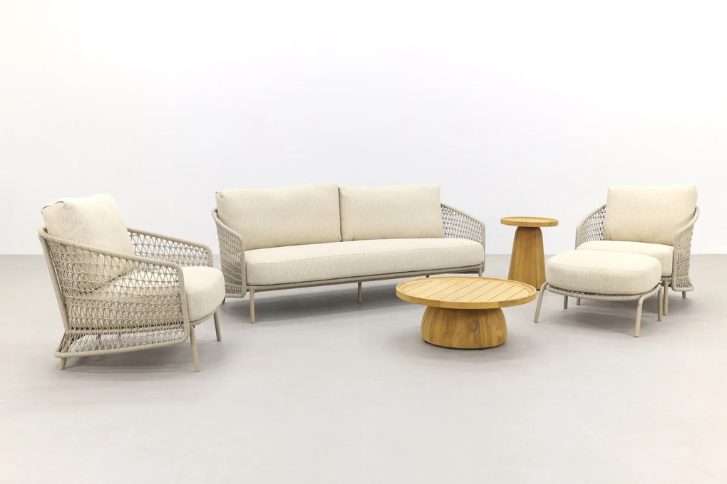 4 Seasons Puccini/Pablo stoel-bank loungeset incl. hocker - 6-delig