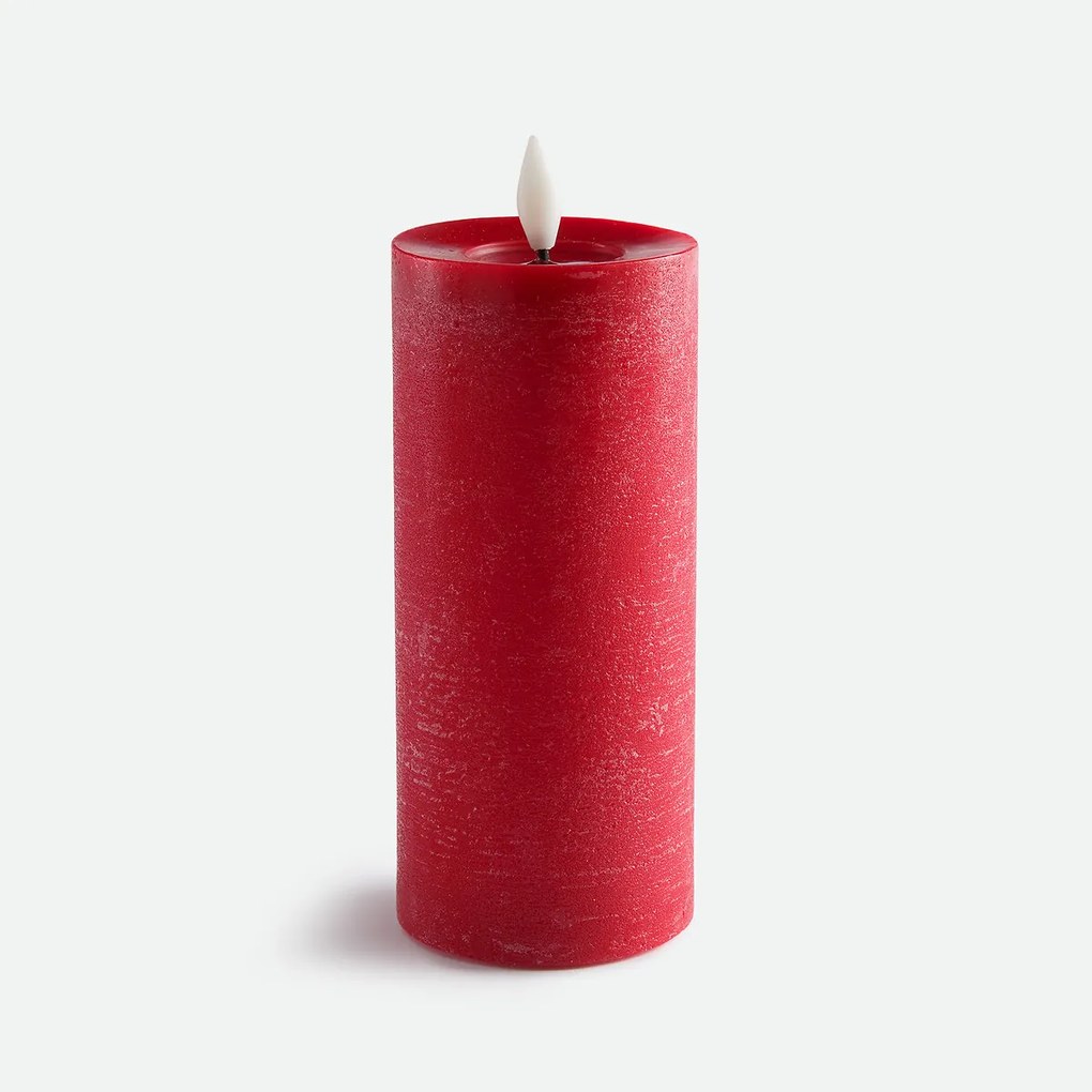 Ledkaars, van was, hoogte 20 cm, CASPAR