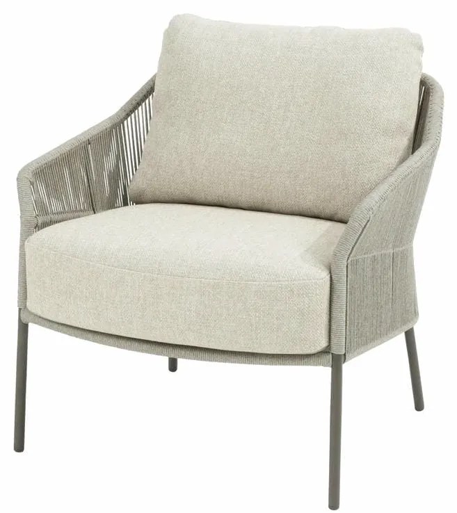 Taste by 4 Seasons Florence lage tuinstoel (low dining) terre Tuinstoel   bruin weerbestendig