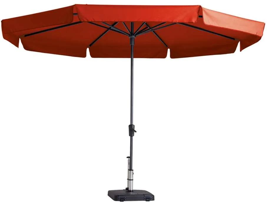 Madison parasol Syros - rood - Ø350 cm - Leen Bakker