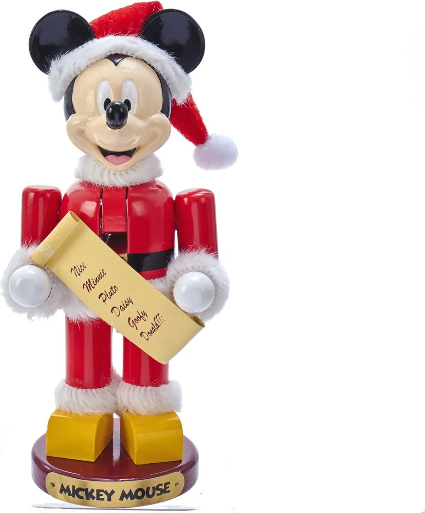 Kurt. S. Adler - Disney© Mickey Mouse notenkraker in kerstkostuum - 25 cm
