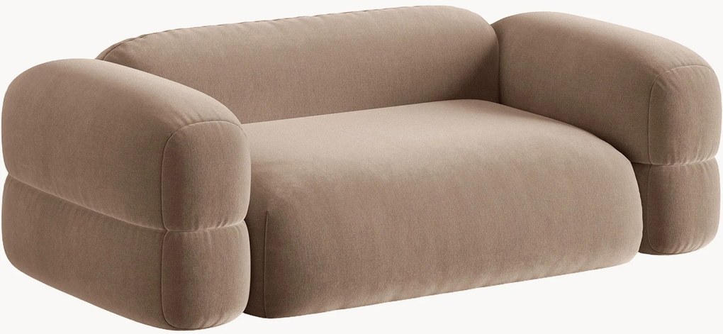 Fluwelen bank Roger (2-zits), B 210 cm