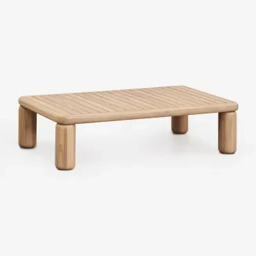 Rechthoekige Salontafel 115x70 Cm In Ioanis Acaciahout Lichte Acaciekleur - Sklum