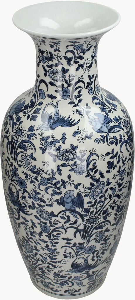 Porseleinen vaas Rose, H 63 cm