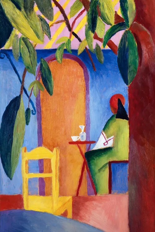 Kunstreproductie Turkish Cafe No.2, August Macke