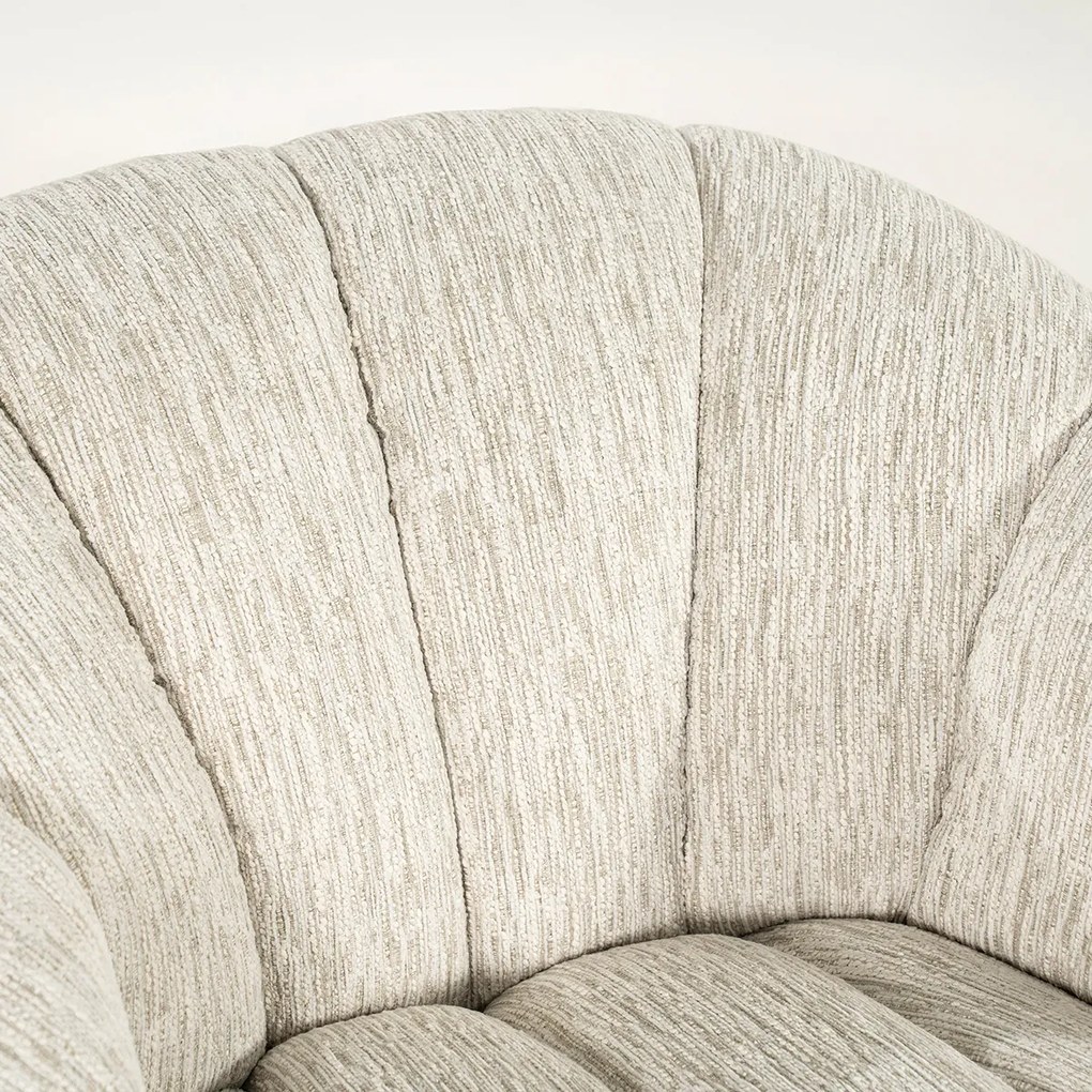 Schelpvormig Fauteuil Beige