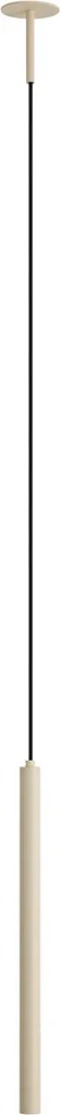 Moderne hanglamp beige met ingebouwde plafondplaat - Chuba