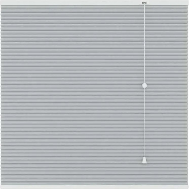 Plisségordijn duplistof lichtdoorlatend - lichtgrijs - 100x180 cm - Leen Bakker