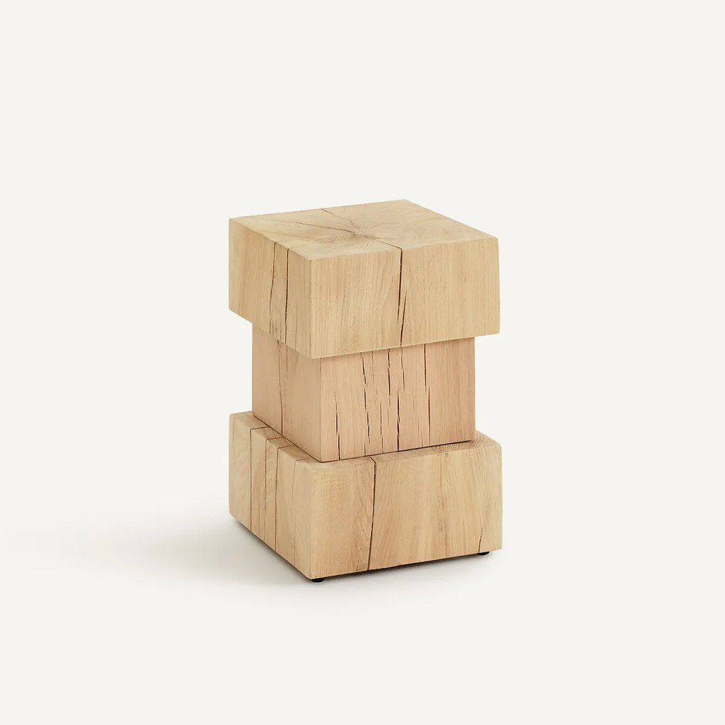 Massief eiken bijzettafel, MERLUX