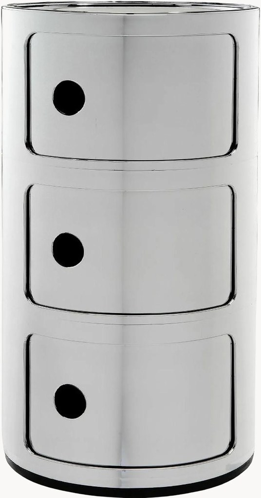 Design container Componibili, 3 modules, H 59 cm