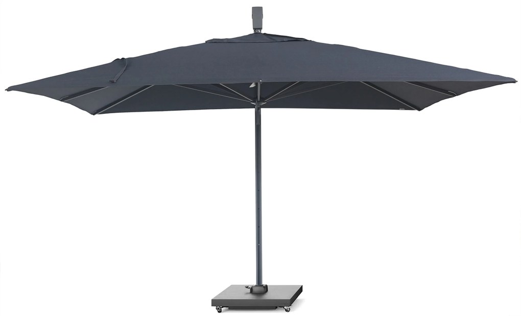 Zweefparasol  3.5x3.5m S1 (excl. voet) Grijs-antraciet Camello Mateo