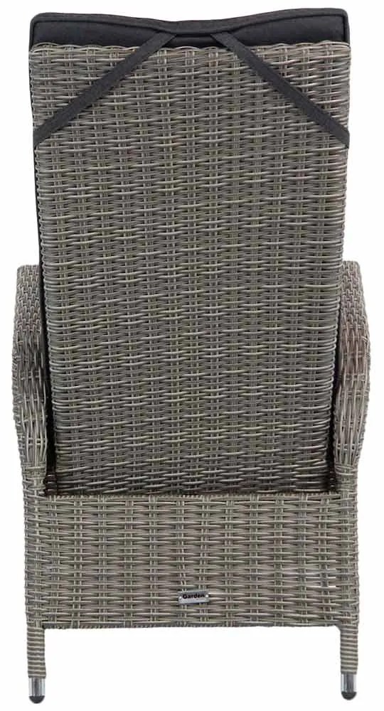 Tuinset 10 personen 400 cm Wicker Grijs Garden Collections Lincoln/Brighton