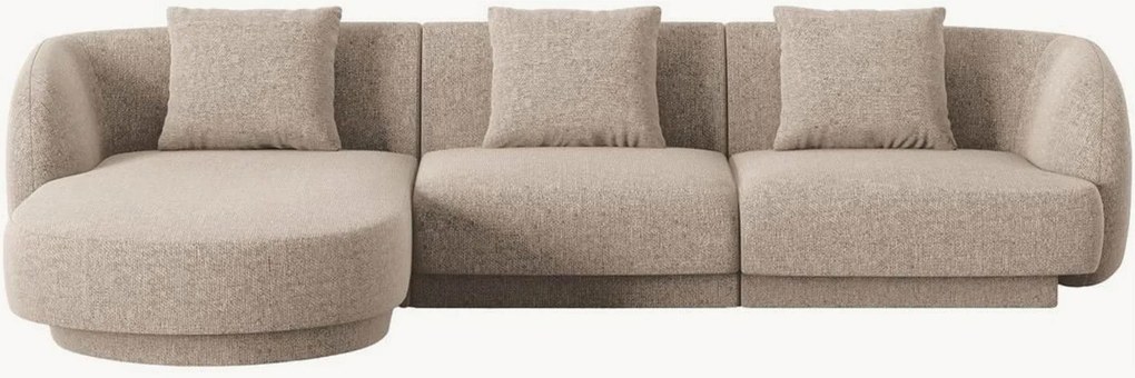 Chenille hoekbank Tulum