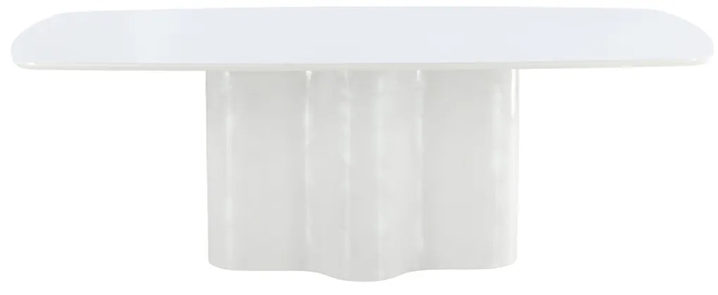 Eettafel Met Afgeronde Hoeken - 110 X 220cm.