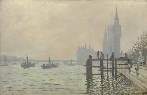 The Thames below Westminster