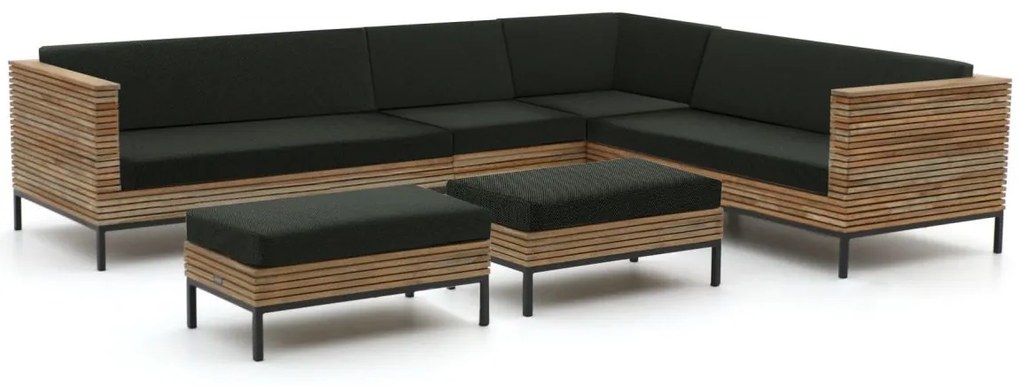 ROUGH-D hoek loungeset 6-delig