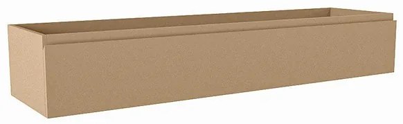 Mondiaz FOGE wastafelonderkast - 150x41x25cm - 1 lade - uitsparing links en rechts - softclose - Oro M44155Oro