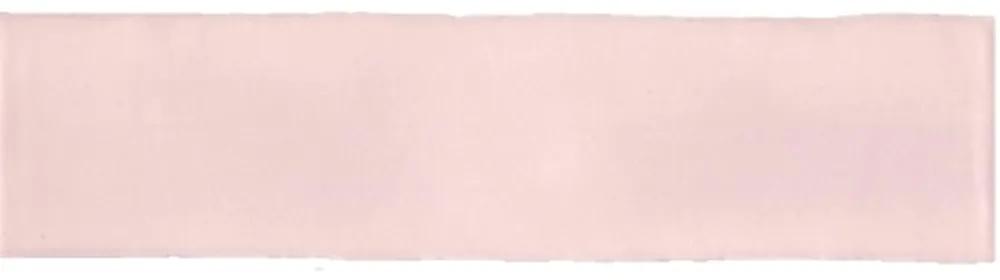 Terre d'Azur Gerona wandtegel visgraat 7.5x30cm Pink Salmon mat