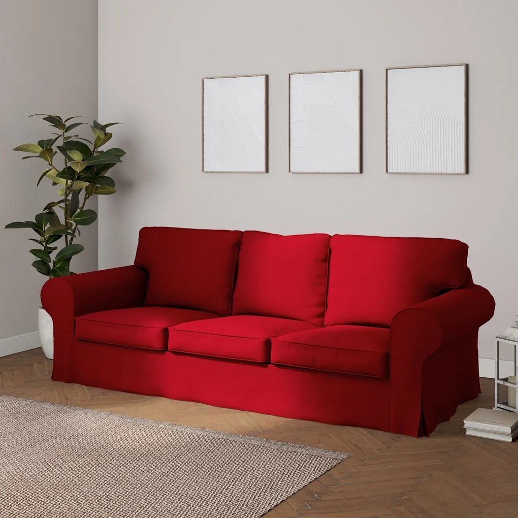 Dekoria Ektorp hoes 3-zits slaapbank nieuw model (2013), rood