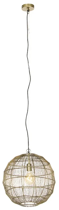 Moderne hanglamp messing 42 cm - Bolti Modern E27 Binnenverlichting Lamp