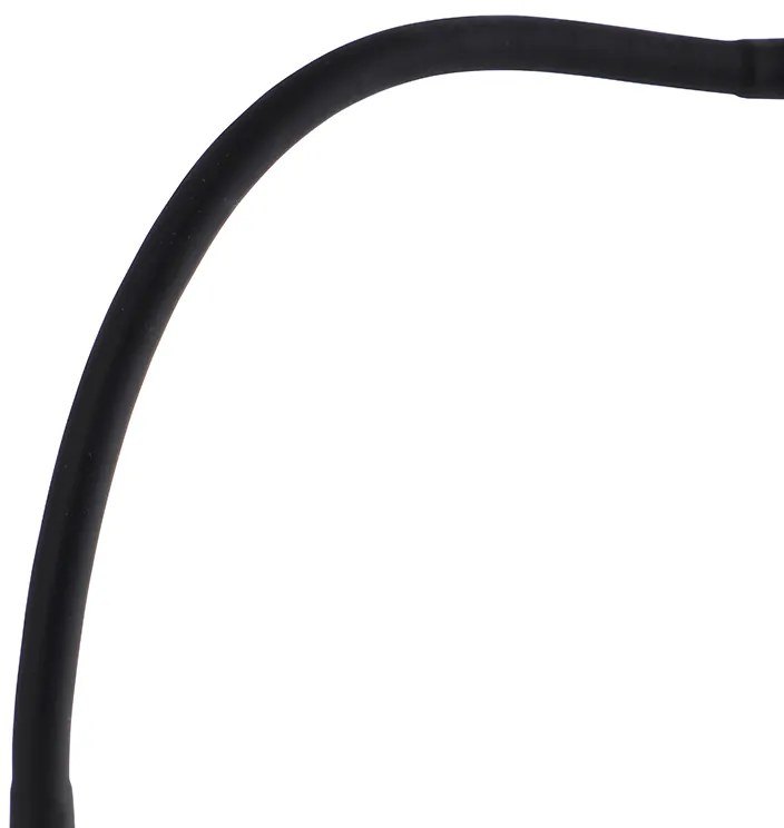 Design tafellamp zwart incl. LED met touch dimmer - Palka