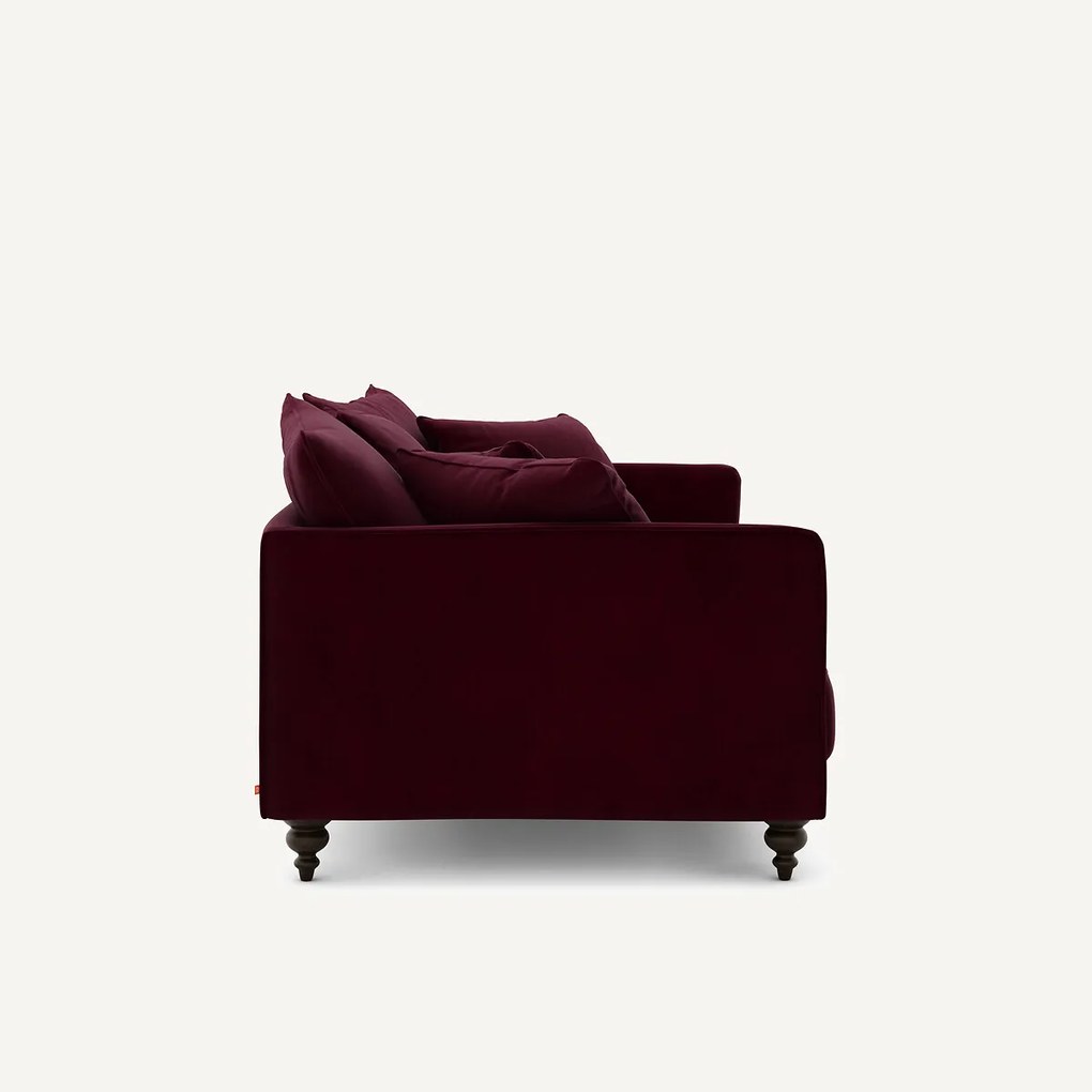 3-zits compacte fluwelen zetel, Lazare