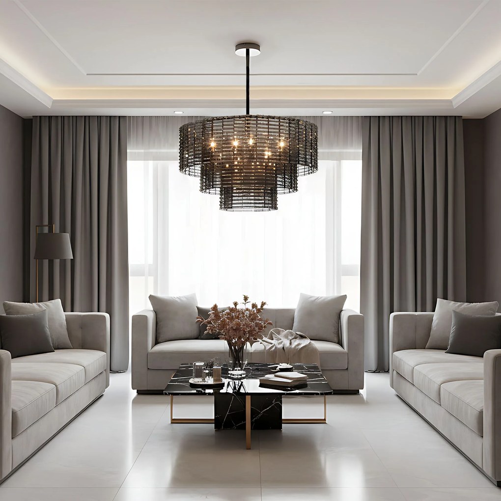 Hangende Plafondlamp APP1678-8CP Grijs