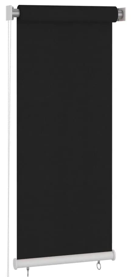 vidaXL Rolgordijn voor buiten 60x140 cm zwart