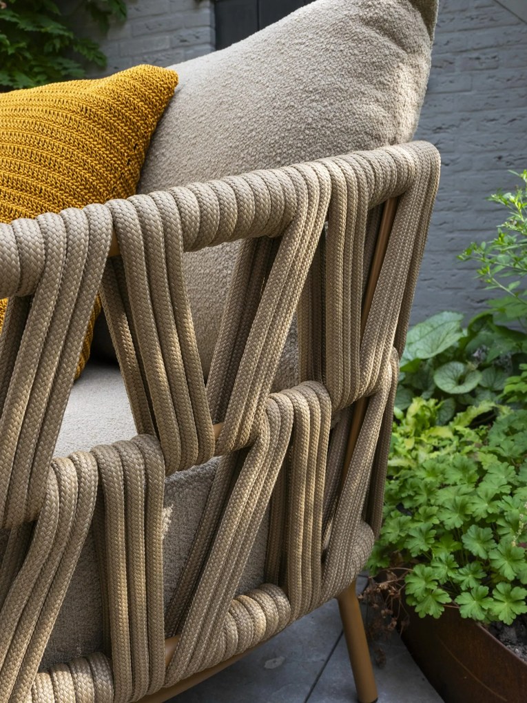 4 Seasons Outdoor Biarritz loungeset amber SALE Loungeset   beige weerbestendig