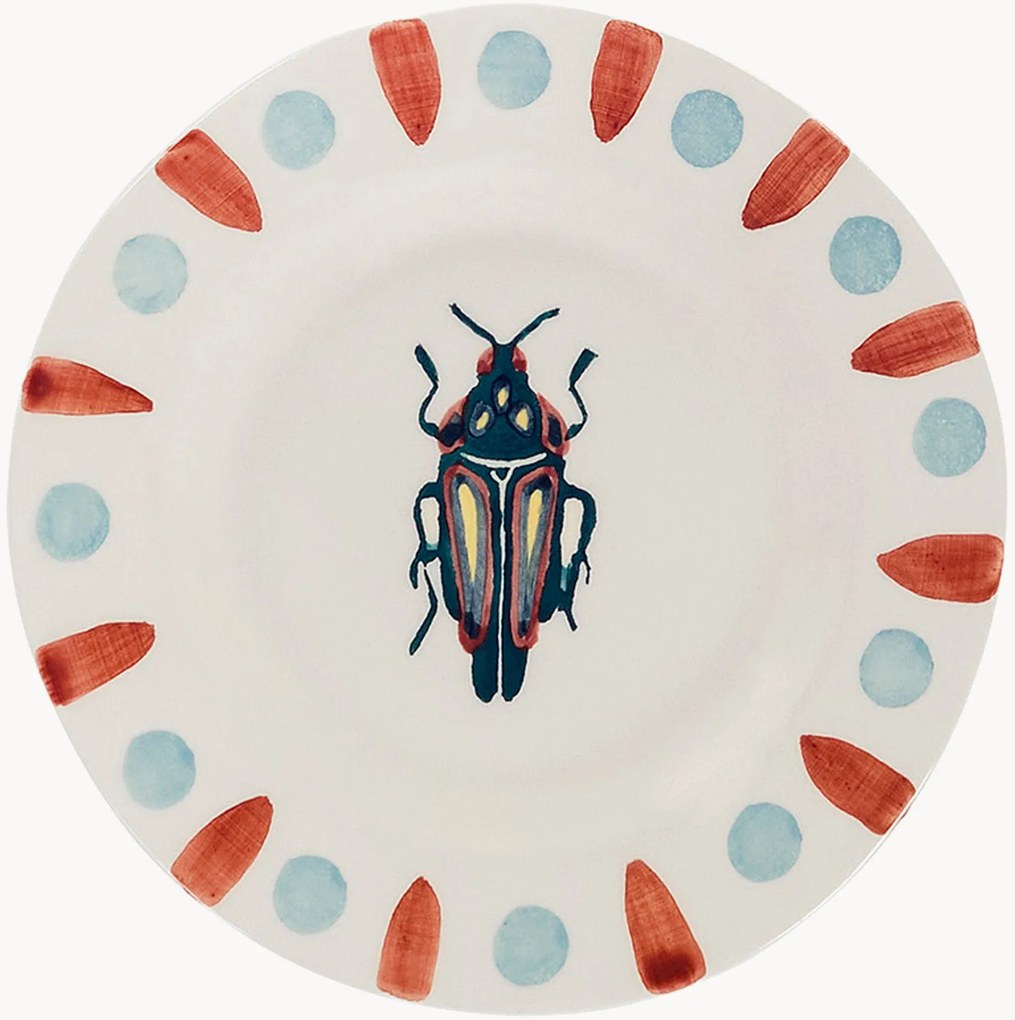 Handbeschilderd dessertbord Beetle Bug