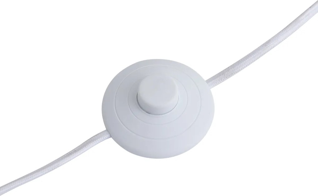 Retro vloerlamp beige met stoffen kap 160cm - Captain