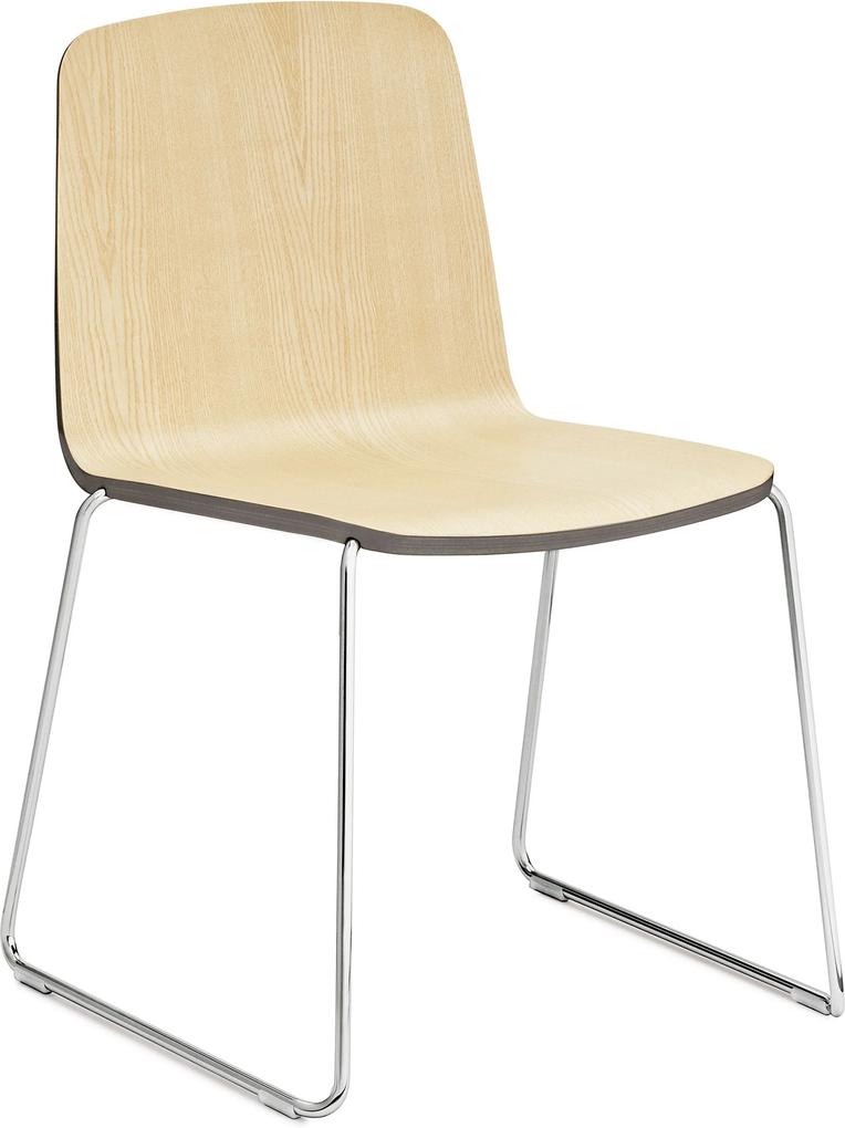 Normann Copenhagen Just Chair stoel met verchroomd onderstel essen