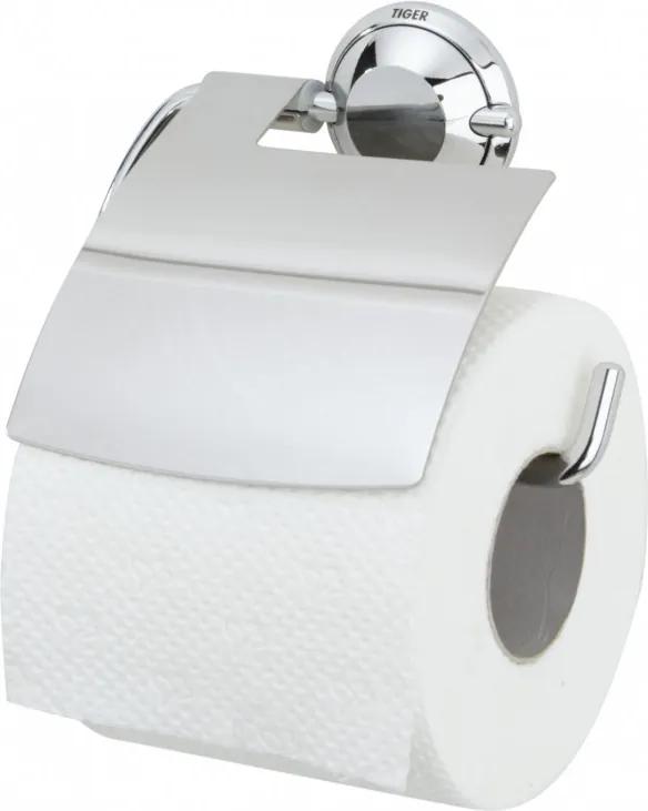 Torino toiletrolhouder met klep 14,5x1,8x13,6 cm, chroom