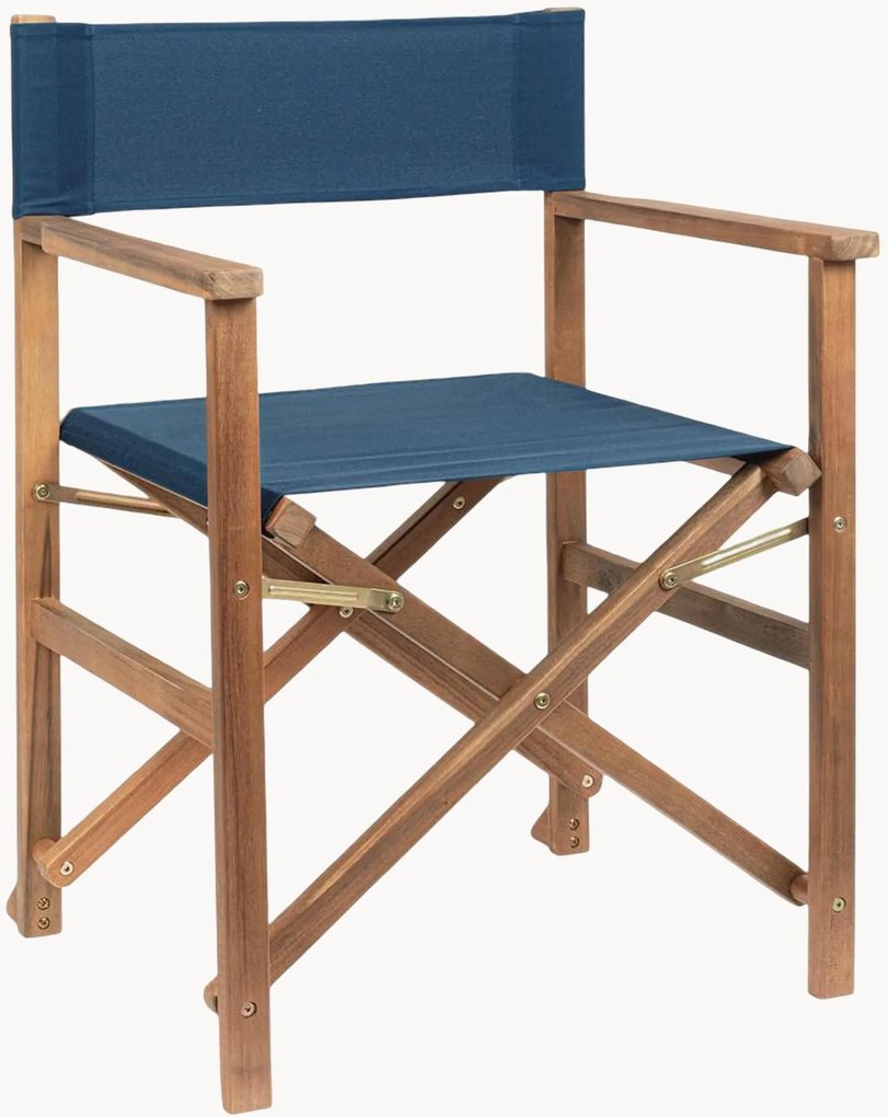 Inklapbare tuinstoelen Noemi van acaciahout met armleuningen, 2-delig