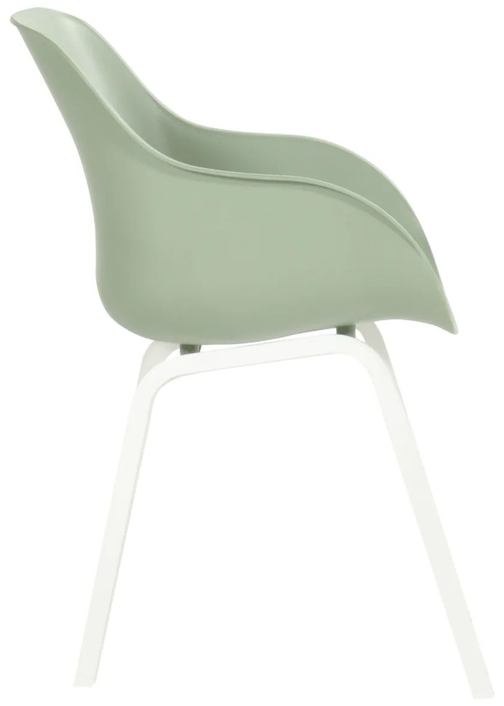 Hartman Le Soleil Element dining armstoel - Sage Green - Alu poot