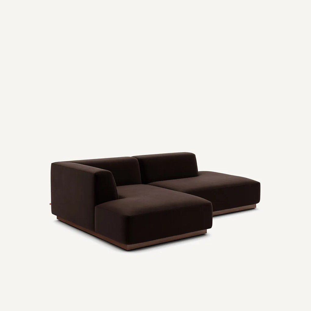 Linkse hoekbank in fluweel, Jacopo