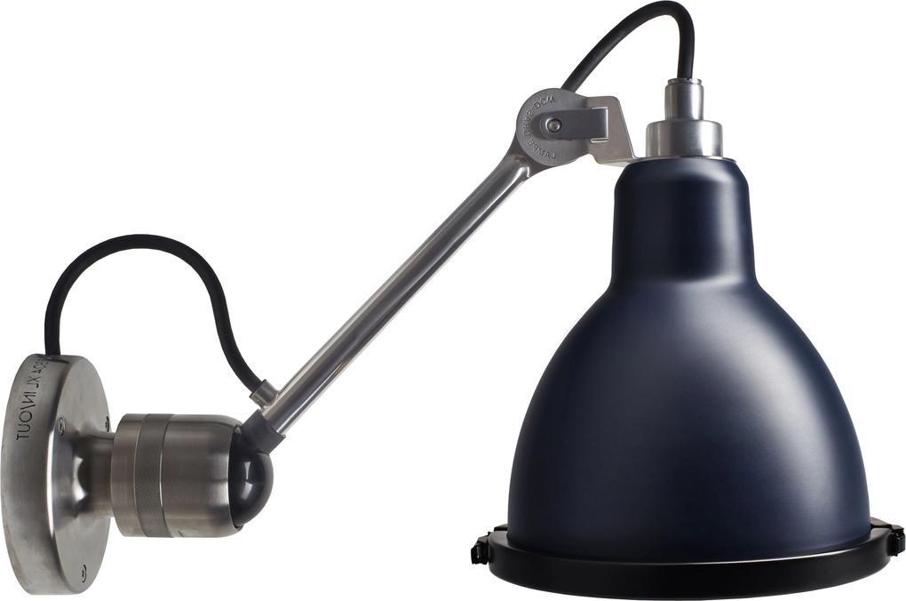 DCW éditions Lampe Gras N304 XL Outdoor Seaside wandlamp bare blue