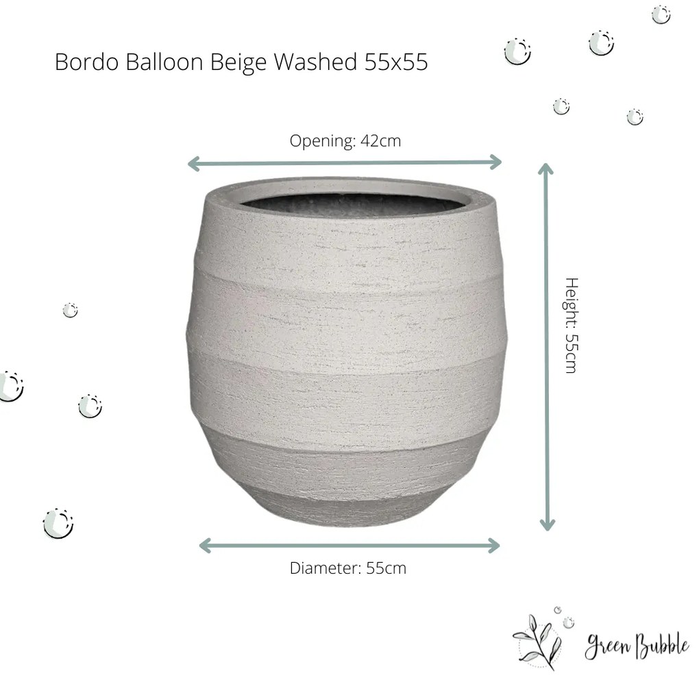 Pot Bordo Balloon Sand