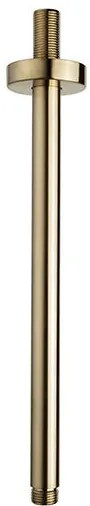 Mueller Gold inbouw regendouche met 20cm hoofddouche en plafondarm 30cm messing geborsteld