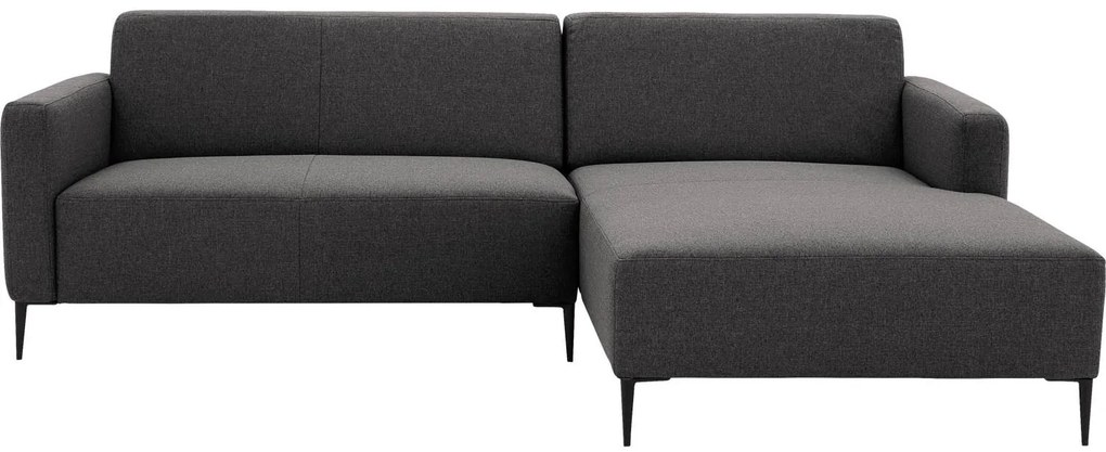 Goossens  Key West grijs, stof, 2-zits, modern design