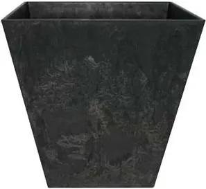 Bloempot Pot Ella zwart 20 x 20 cm Artstone