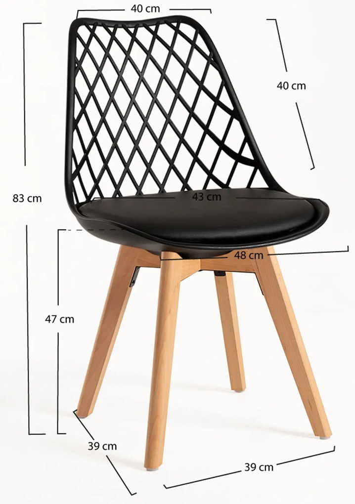 Pak 4 Mima Stoelen